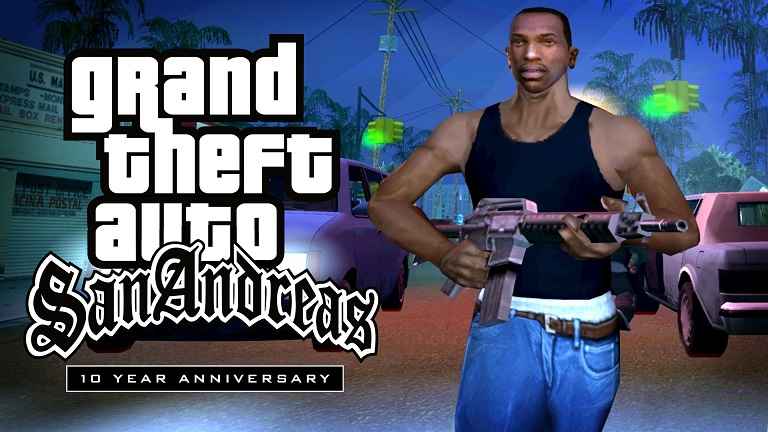 San Andreas APK MOD Android 1.08 (With Cheats) - AndroPalace