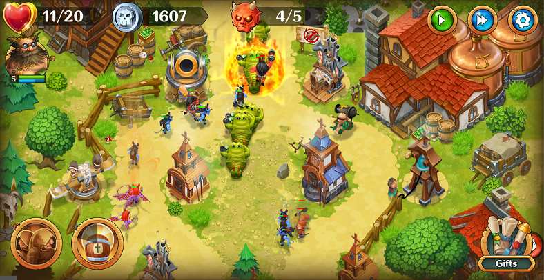 King Of Defense MOD APK Unlimited Money - AndroPalace
